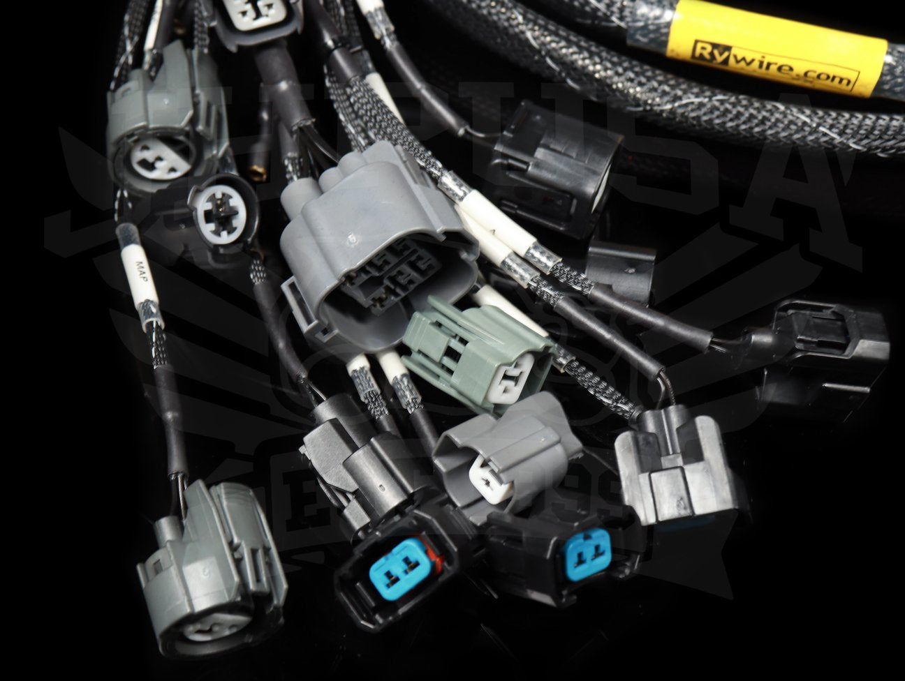 Rywire B-series Tucked OBD1 Conversion Engine Harness - 88-00 Civic / 94-01 Integra