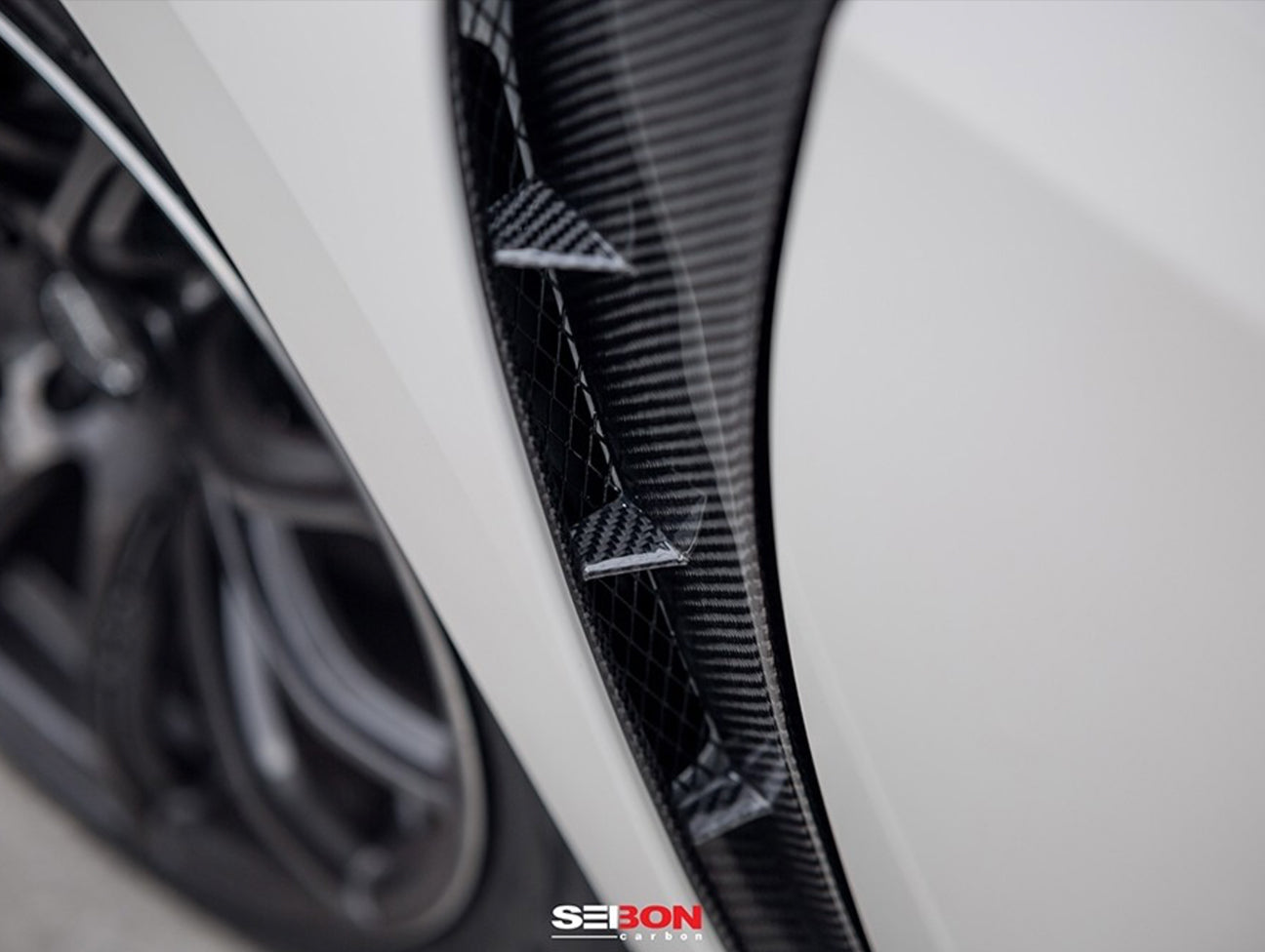 Seibon Carbon Fiber Fender Ducts - 17+ Civic Type-R