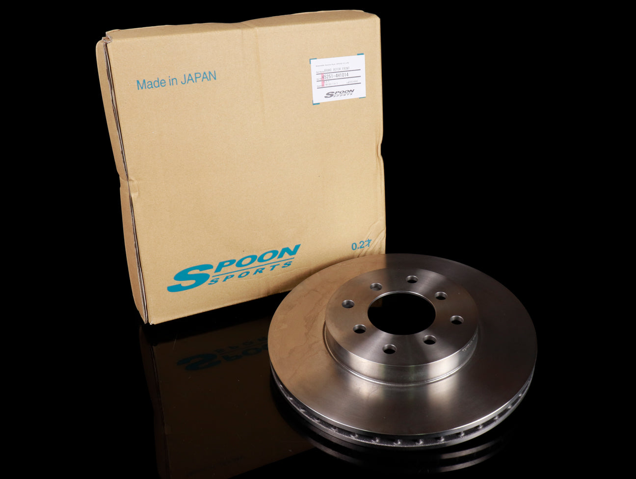 Spoon Front Brake Rotor for Twin Block Calipers - 4 Lug - Civic / Integra