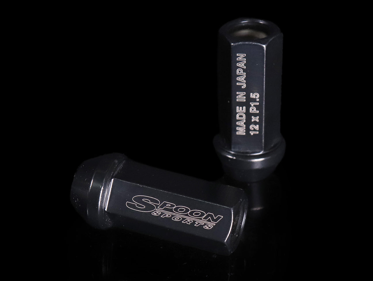 Spoon Sports Black Lug Nut Set - M12x1.50