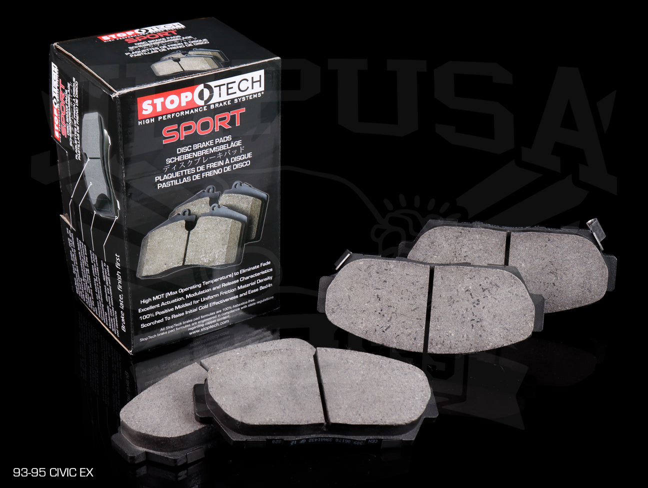 StopTech 309 Street Performance Front Brake Pads - Honda