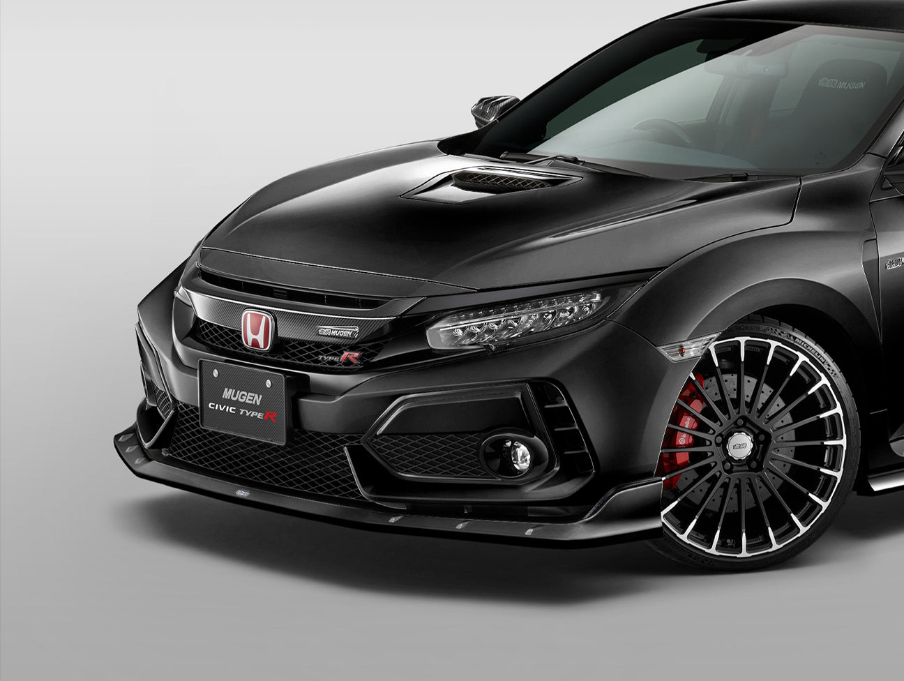 Mugen Front Under Lip Spoiler - 2017-2021 Civic Type R (FK8)