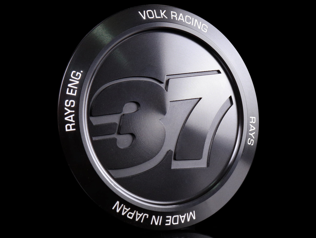 Volk Racing Center Cap Model 37 - Black / Almite