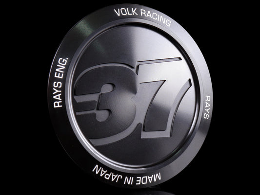 Volk Racing Center Cap Model 37 - Black / Almite
