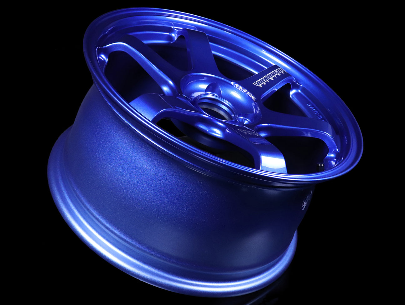 Volk Racing TE37 Sonic Wheels - Hyper Blue 16x8 / 4x100 / +35