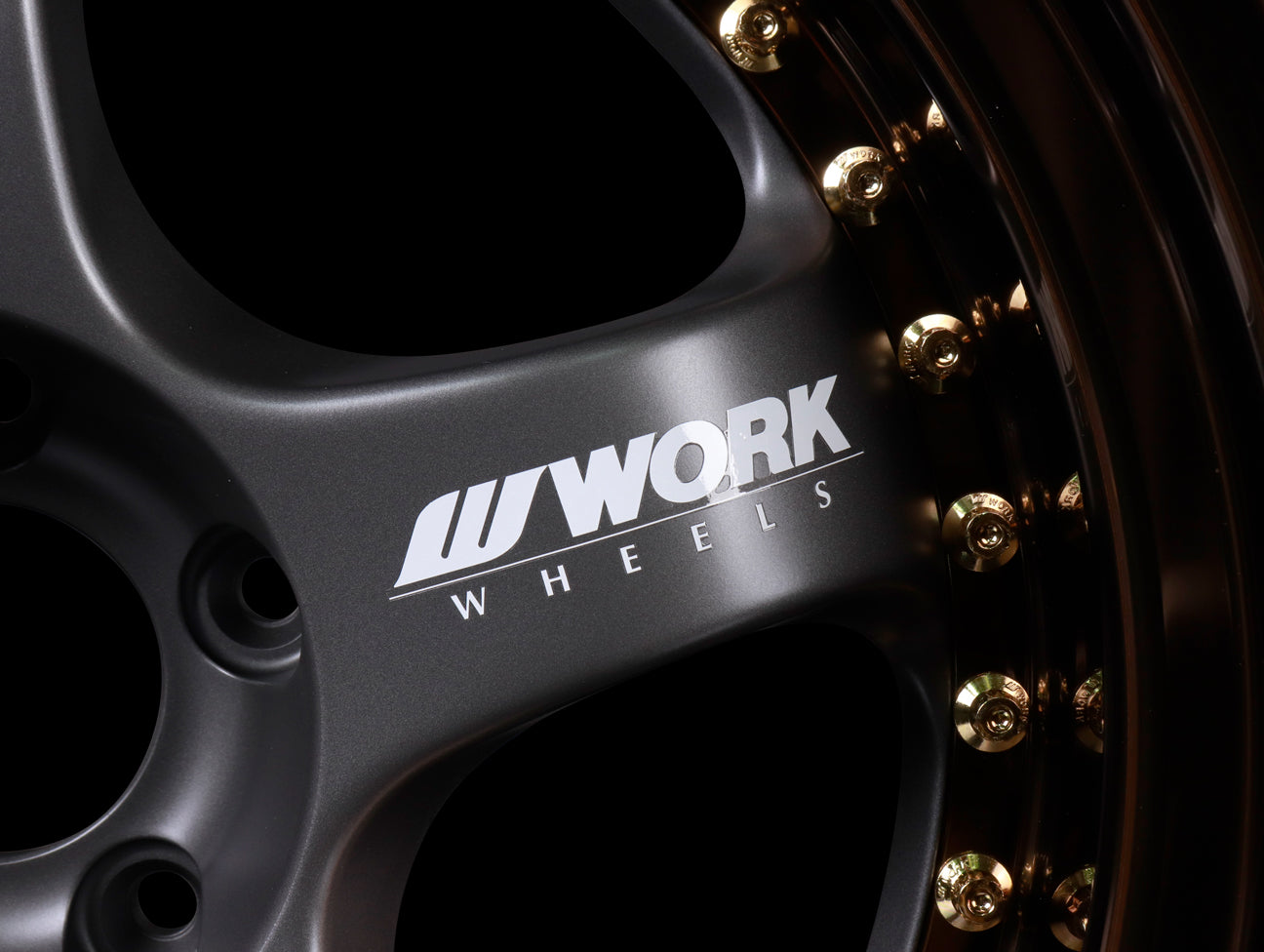 Work Meister S1 3-piece - Matte Gunmetal / Bronze - 18" / 5x114.3