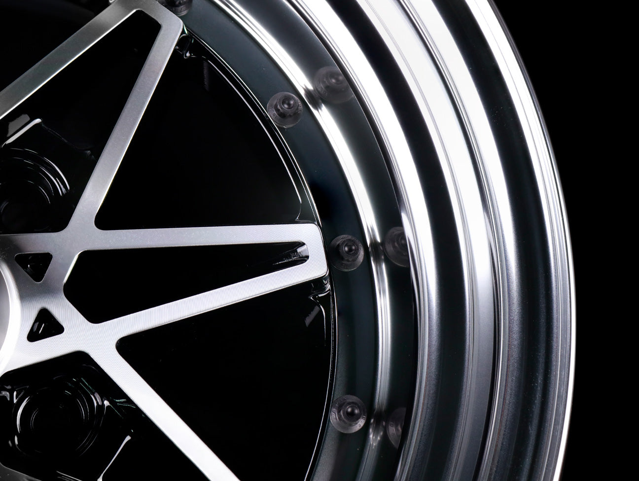 Work Equip 03 Wheels - Black Cut Clear - 15x9 / 4x114 / -6