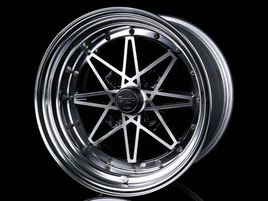 Work Equip 03 Wheels - Black Cut Clear - 15x9 / 4x114 / -6