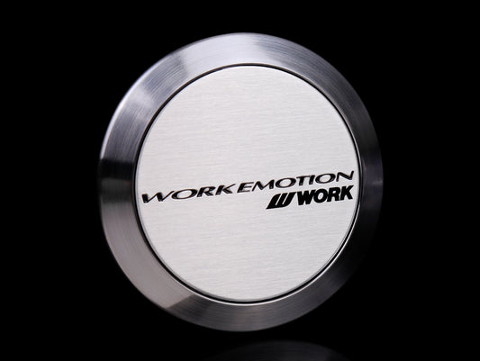 WORK Emotion Flat Type Center Cap - Silver