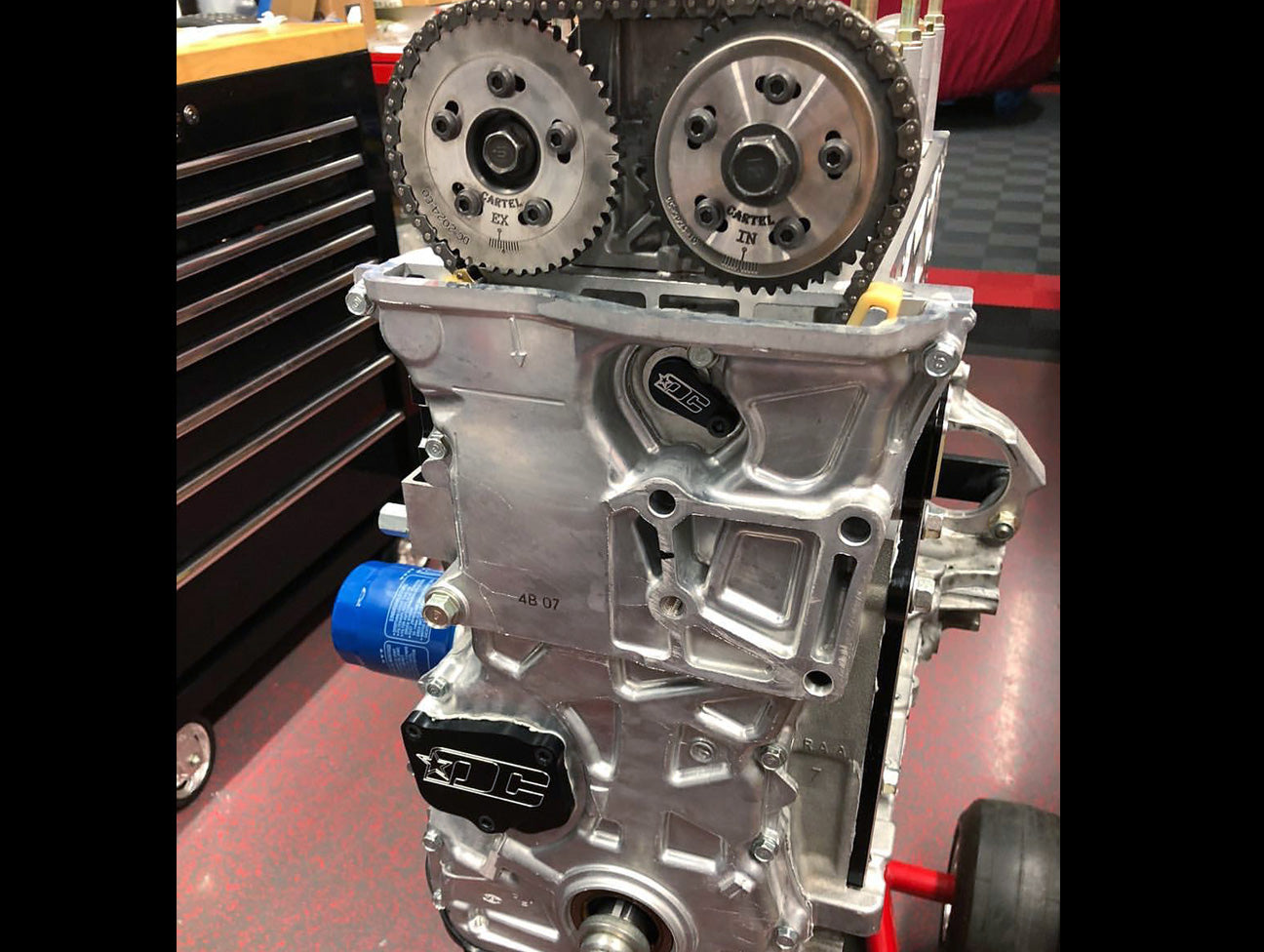 Drag Cartel Tensioner Cover Plate - K-series