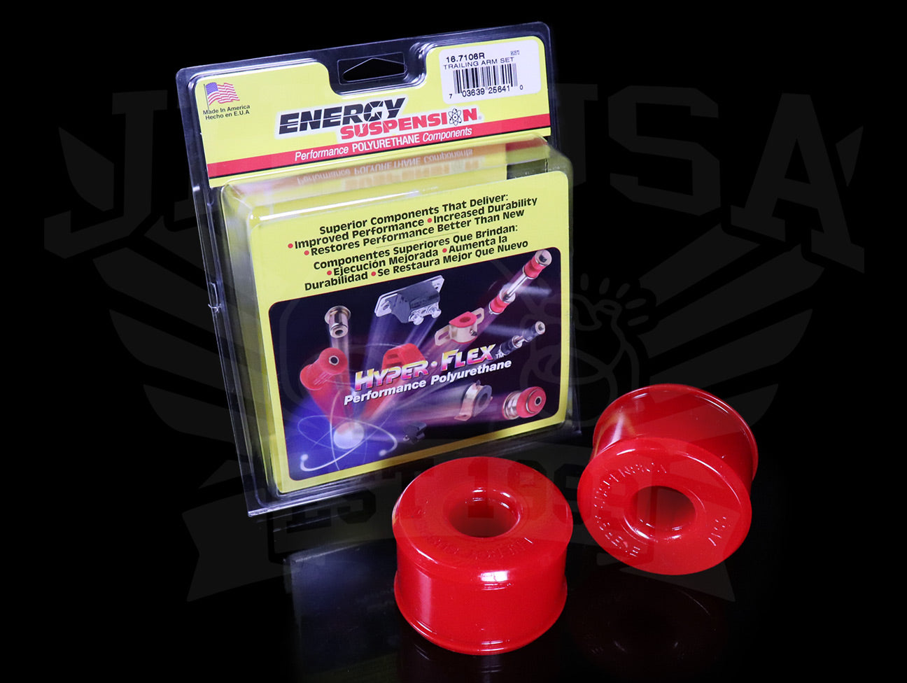 Energy Suspension Rear Trailing Arm Bushings - 88-00 Civic / 94-01 Integra