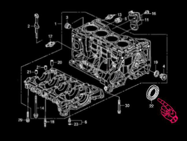 Honda Main Oil Seal - K-series