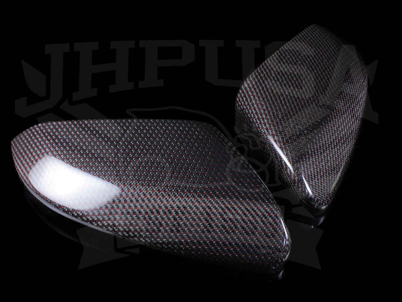 Mugen Carbon Style Door Mirror Sticker - JHPUSA