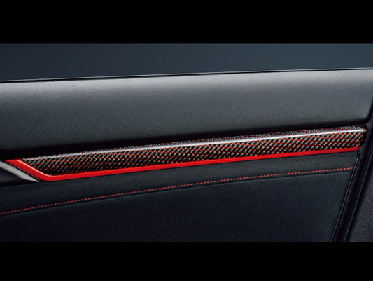 Honda Carbon Interior Door Panel Trim - 2017+ Civic Type-R (FK8)