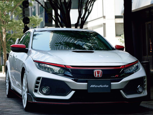Honda Red Front Grille Garnish Set - 17-21 Civic Type-R (FK8)