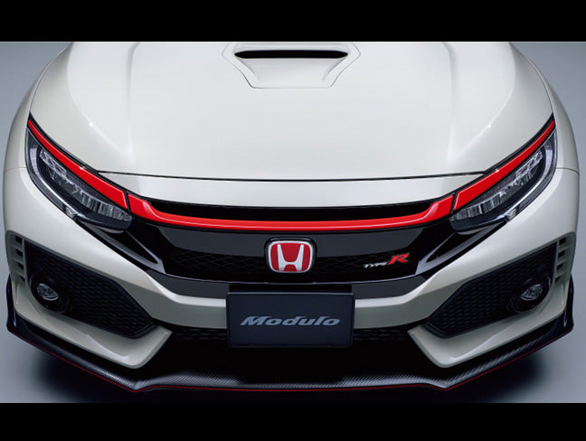 Honda Red Front Grille Garnish Set - 17-21 Civic Type-R (FK8)