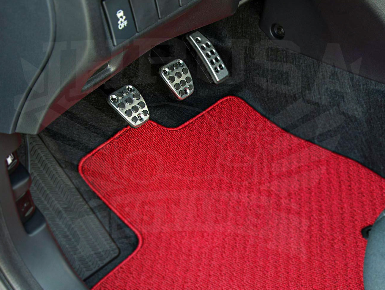 Honda Access Aluminum Sports Pedal Cover Set - 2014+ Honda Fit