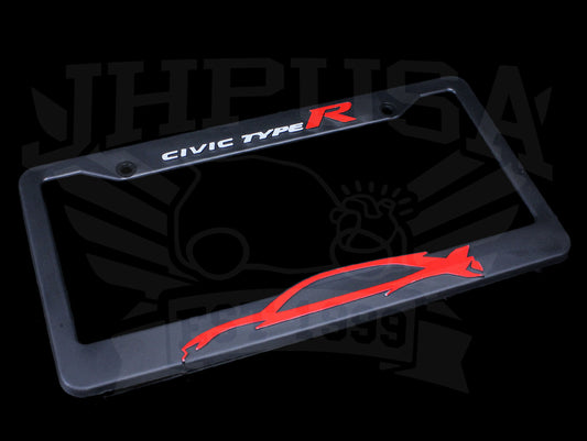 Honda Official Licensed Civic Type-R License Plate Frame - Silhouette