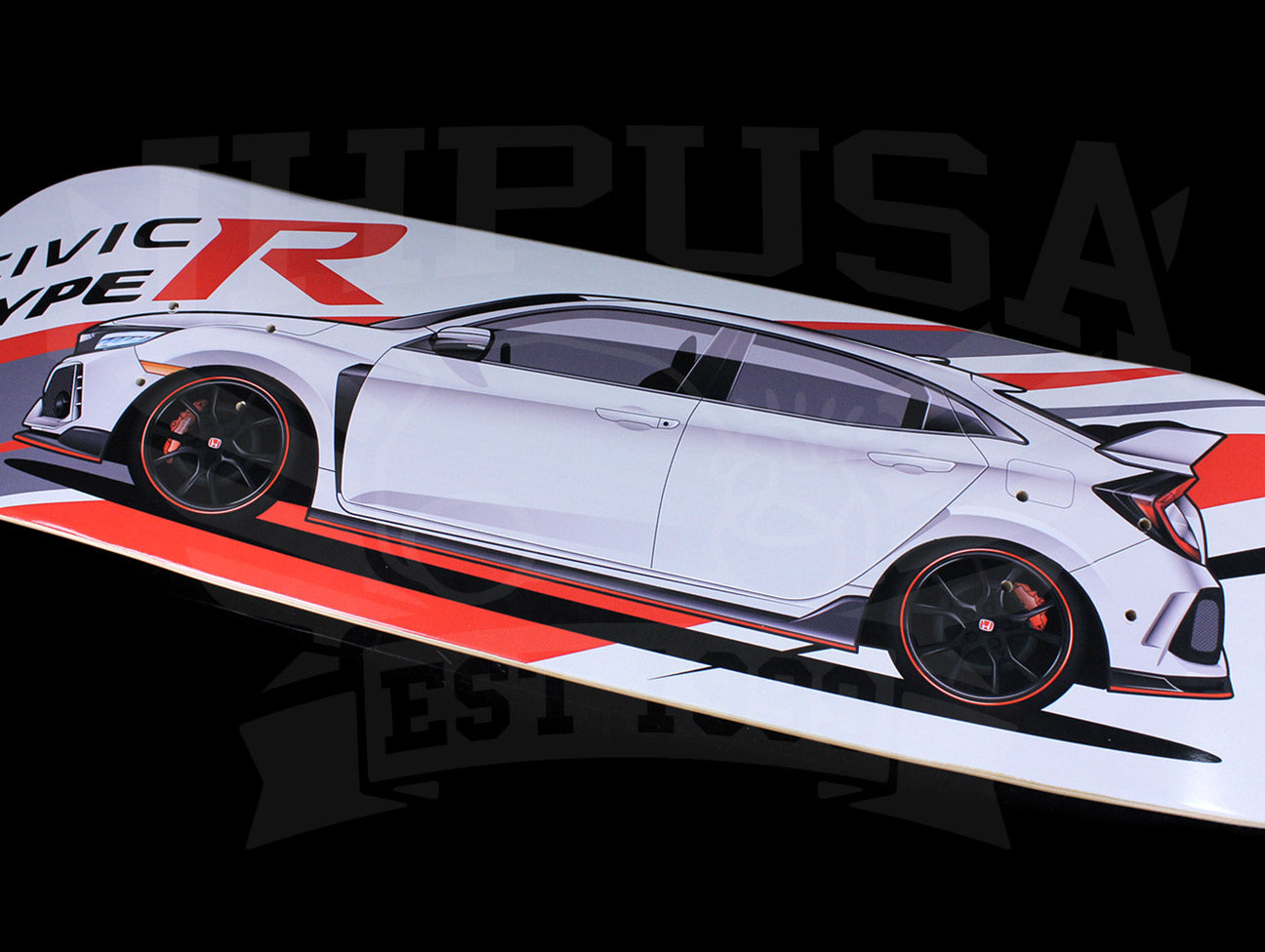 Honda Civic Type-R FK8 Skate Deck (Side Profile)