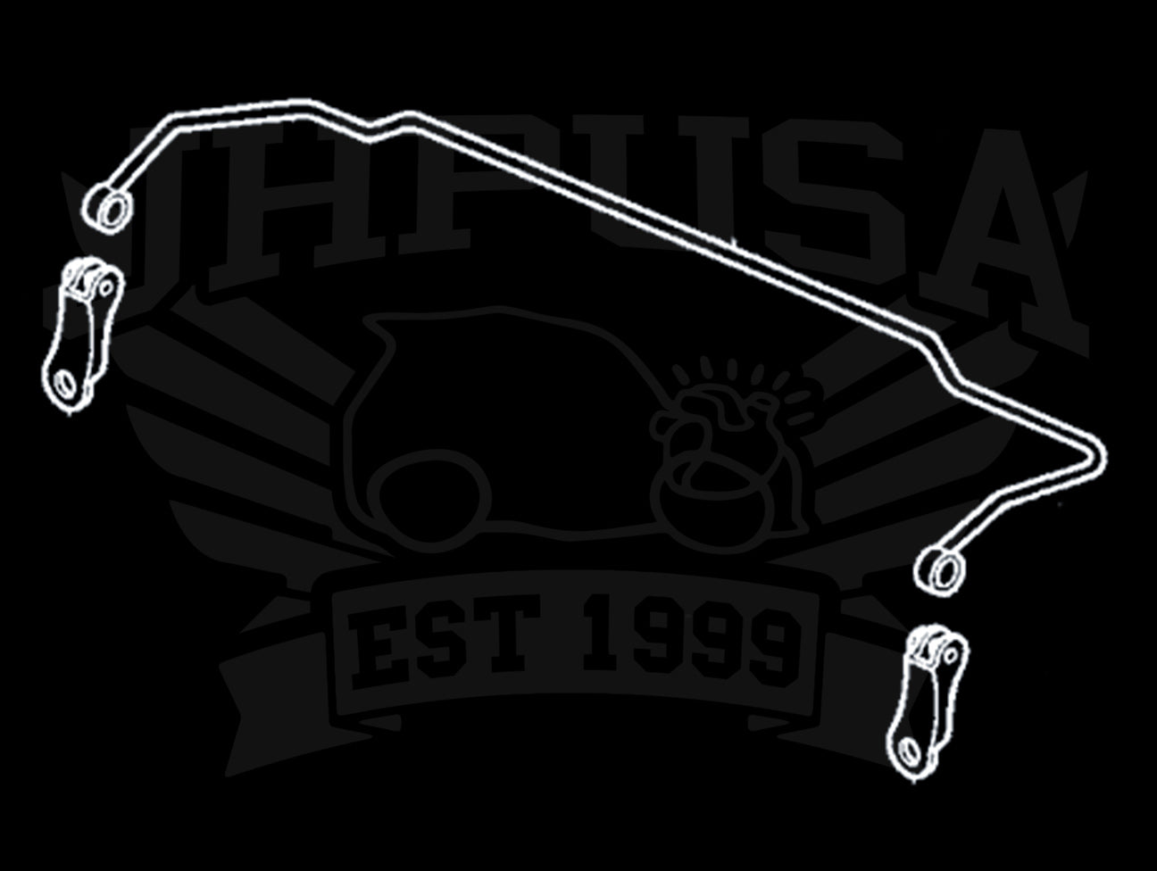 Hardrace Rear Sway Bar Endlinks - 92-95 Civic / 94-01 Integra