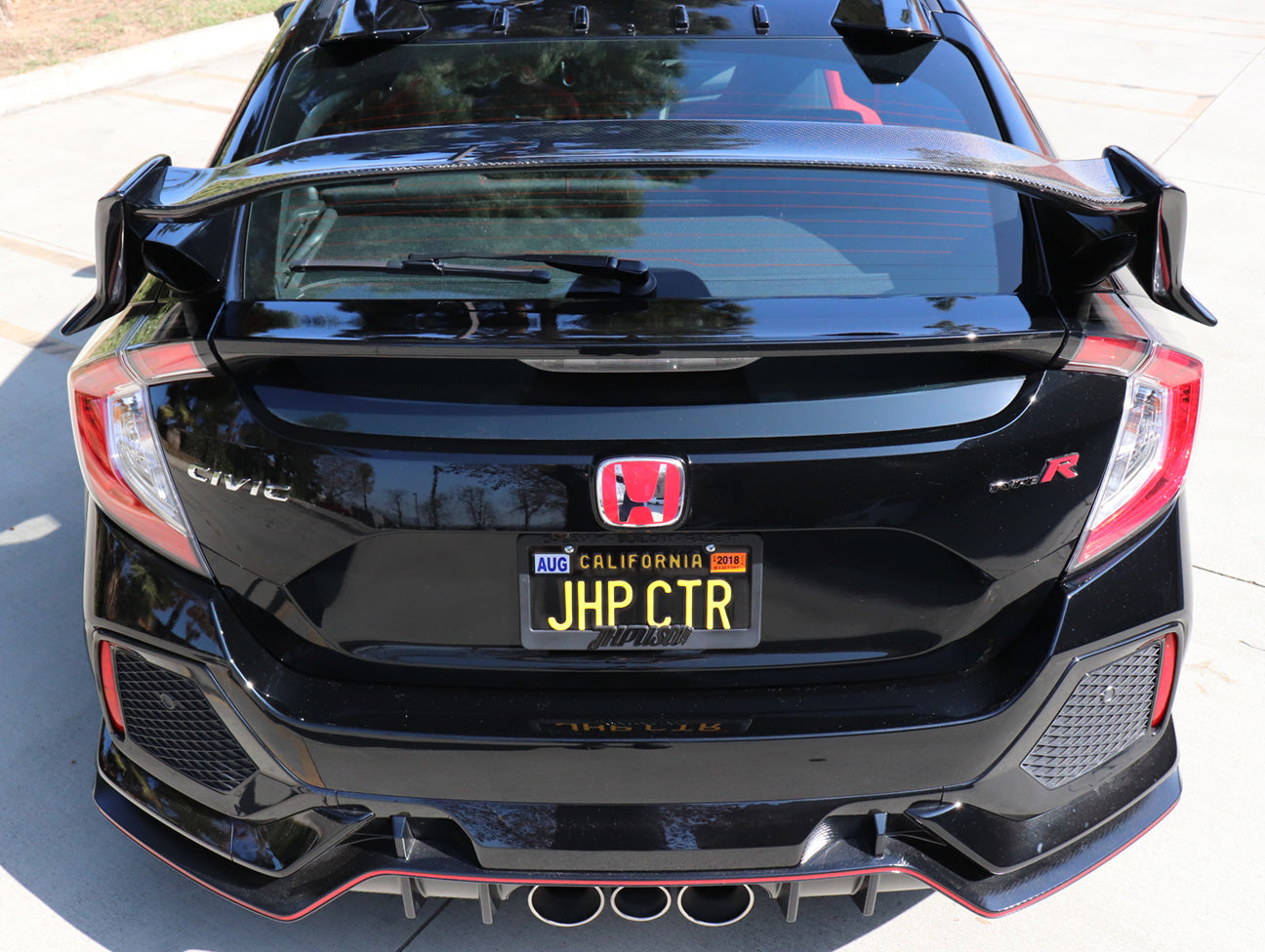 JHPUSA "DBR" License Plate Frame