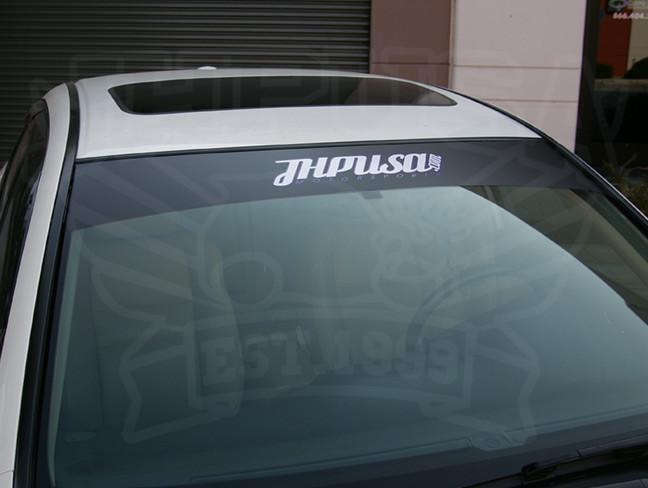 JHPUSA D.B.R. 2-Piece Windshield Banner -Complete Banner