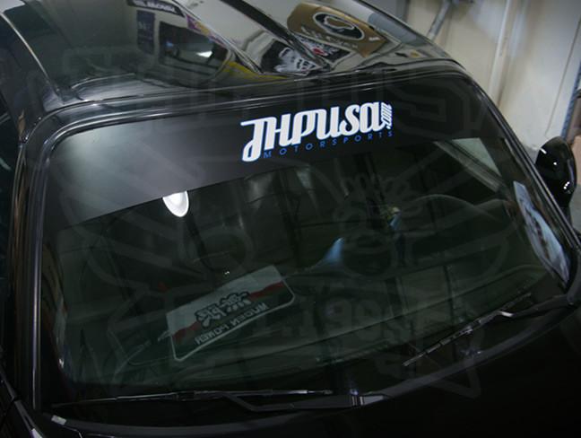 JHPUSA D.B.R. 2-Piece Windshield Banner -Complete Banner