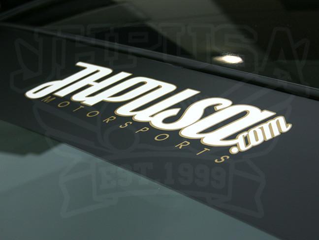 JHPUSA Two Piece Windshield Banner