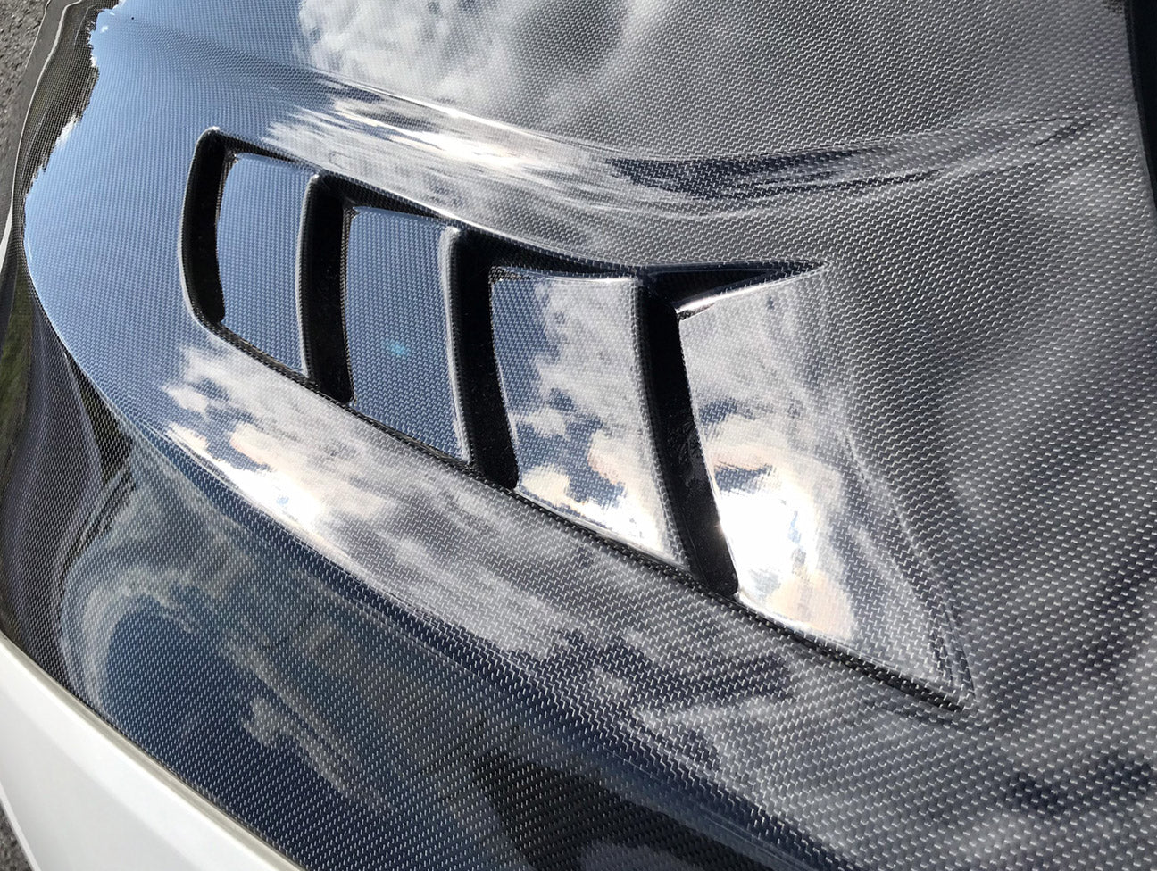 J's Racing Type-V Vented Hood - 17-21 Civic Type-R (FK8)