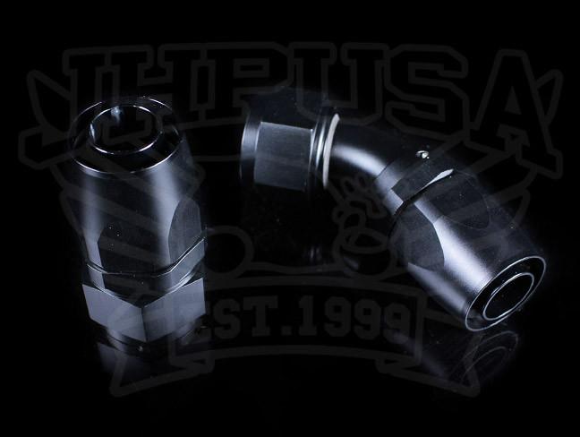 K-Tuned Standard Hose Ends - Black Finish