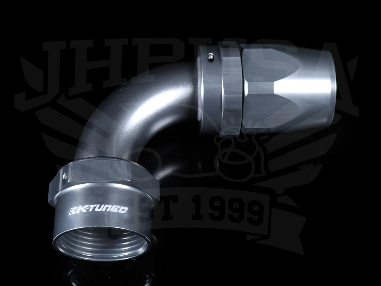 K-Tuned Standard Hose Ends - Titanium Finish