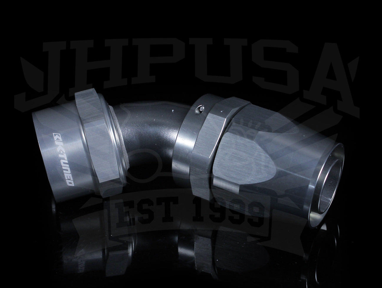 K-Tuned Standard Hose Ends - Titanium Finish