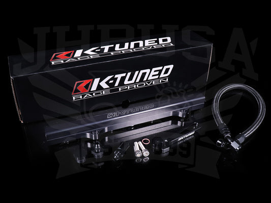 K-Tuned Side Feed Fuel Rail & Line Kit - RSX / 01-05 Civic