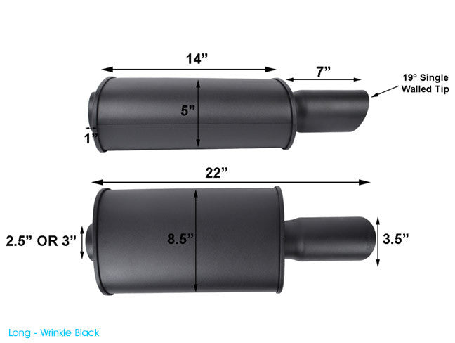 K-Tuned Universal Oval Muffler