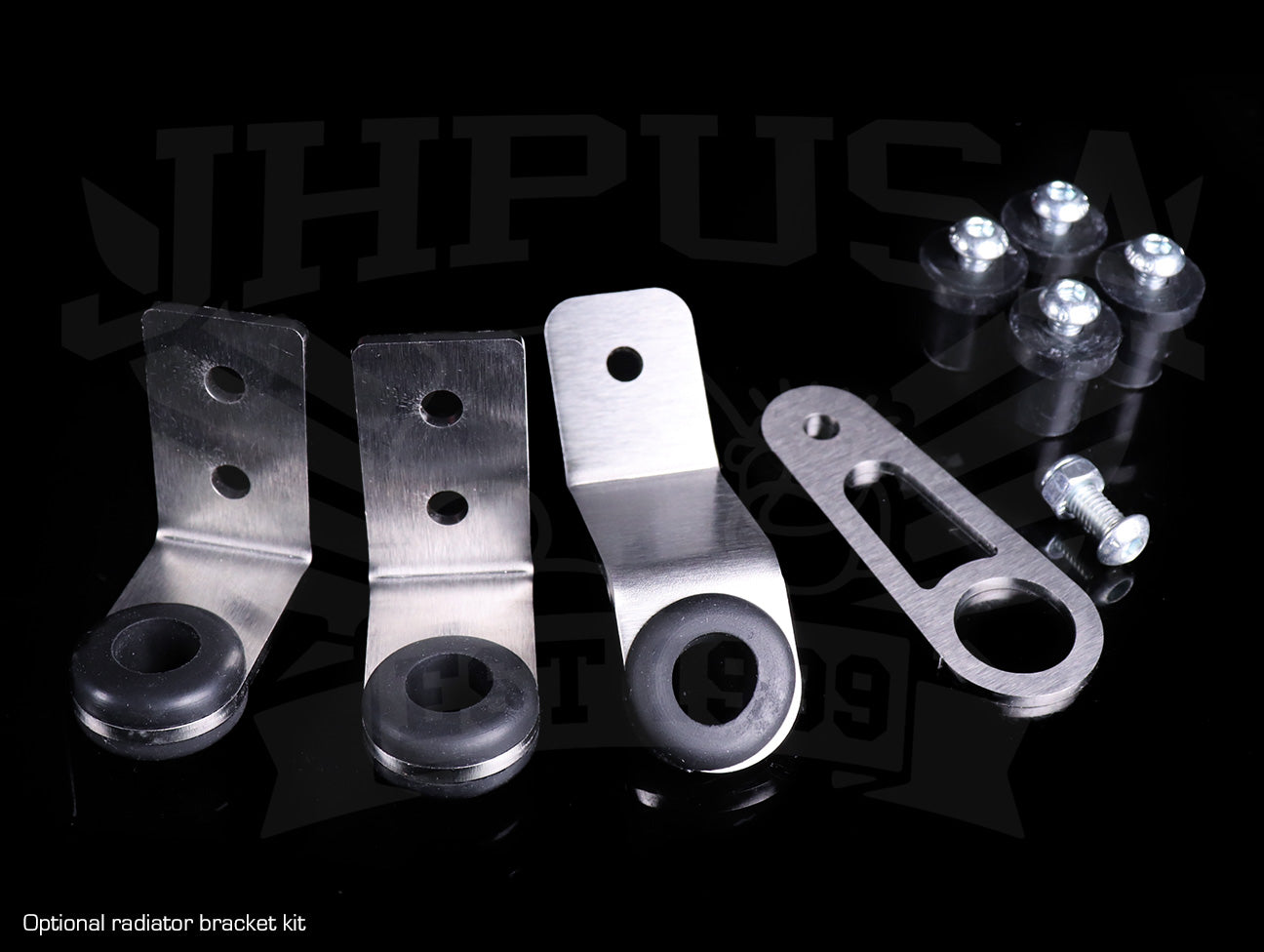 K-Tuned Rad Hose Kit - Driver Side w/Fan Bung & Rad Brackets - K-swap EG/EK/DC2