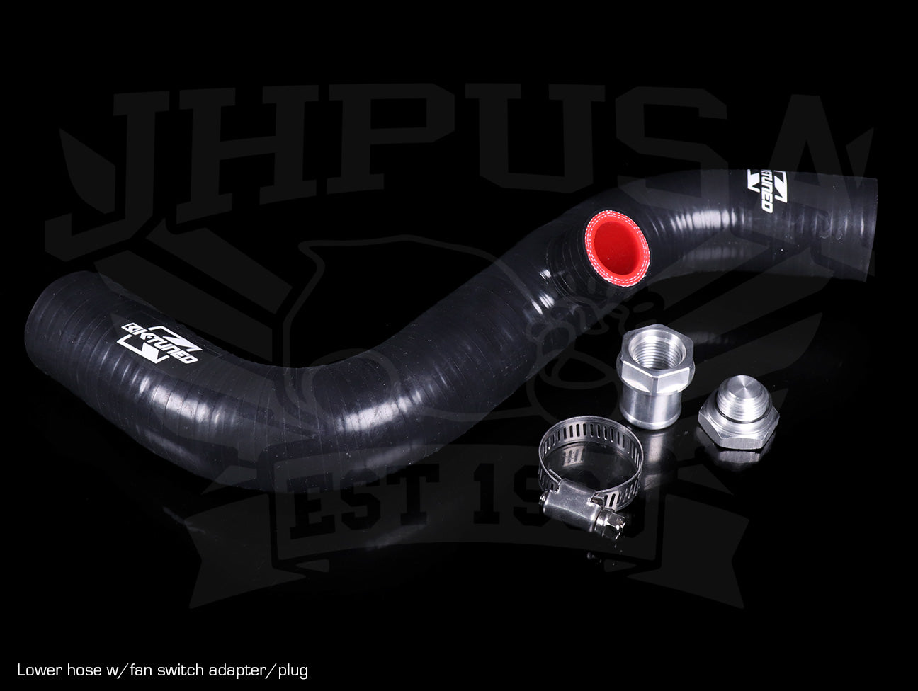 K-Tuned Rad Hose Kit - Driver Side w/Fan Bung & Rad Brackets - K-swap EG/EK/DC2