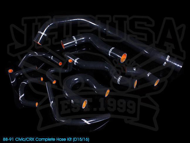 Mishimoto Silicone Red Radiator Hose Kits - Honda / Acura