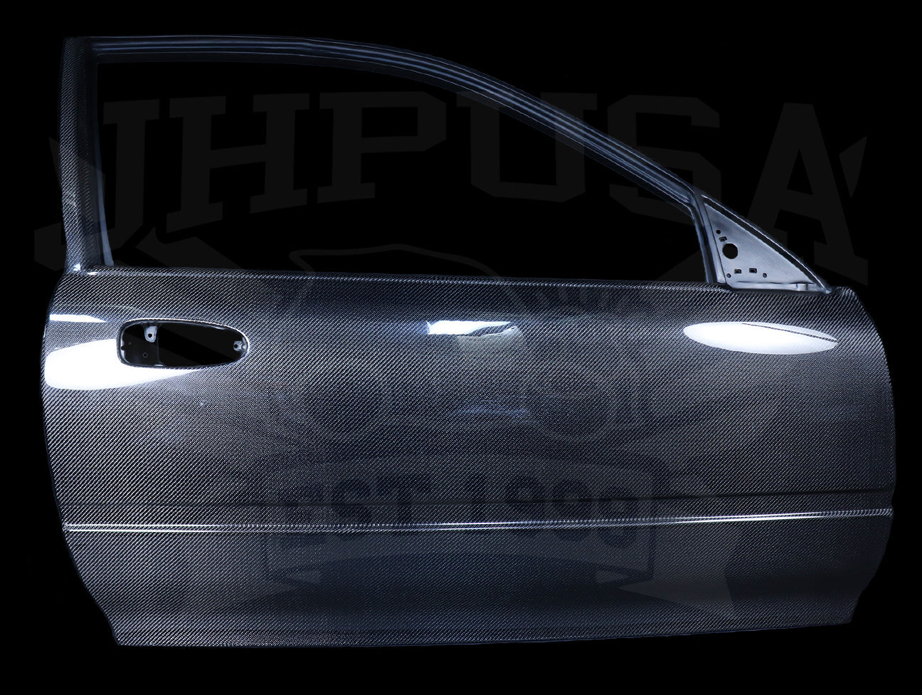 Seibon OEM Style Carbon Fiber Doors - 92-95 Civic Hatchback / Coupe