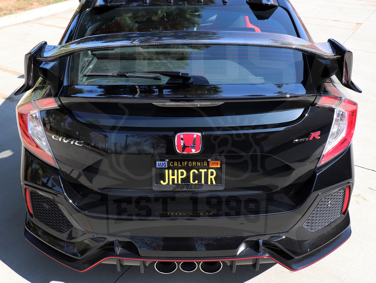 Seibon OEM Style Carbon Fiber Rear Center Spoiler - 17-21 Civic Type-R (FK8)
