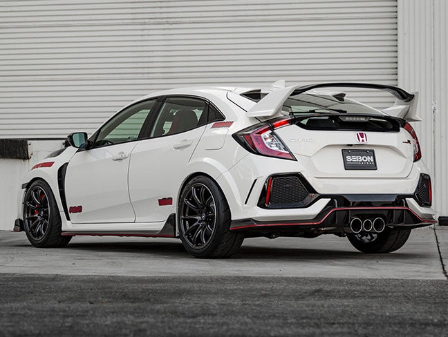 Seibon OEM Style Carbon Fiber Rear Center Spoiler - 17-21 Civic Type-R (FK8)