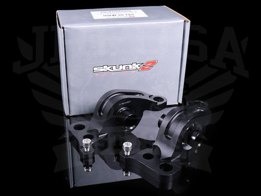 Skunk2 Spherical Billet Front Compliance Brackets - 92-95 Civic / 94-01 Integra