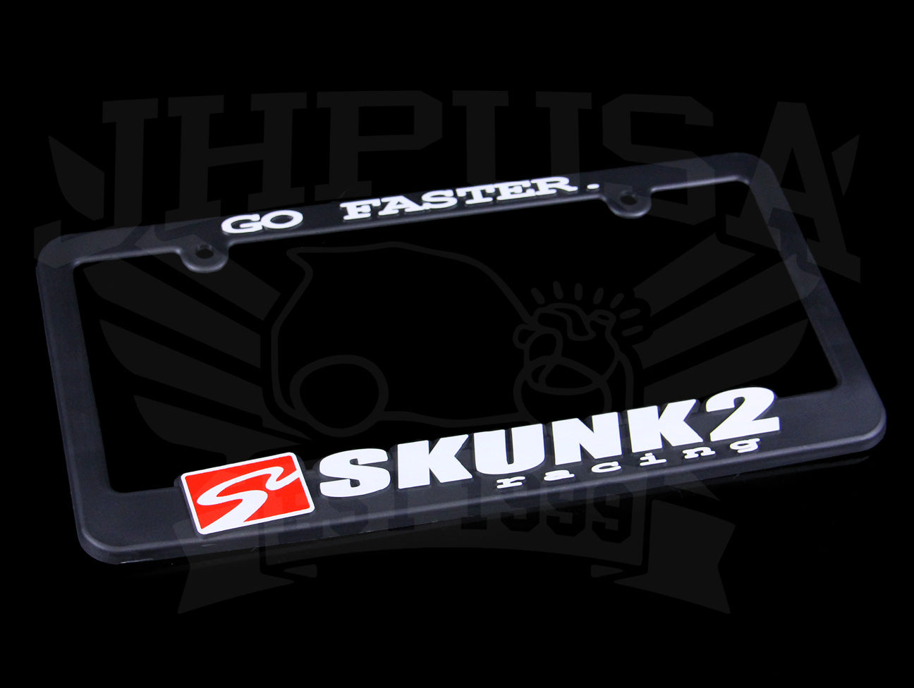 Skunk2 'Go Faster' License Plate Frame