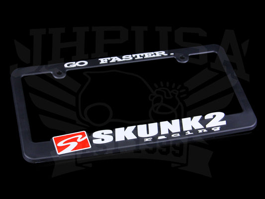 Skunk2 'Go Faster' License Plate Frame