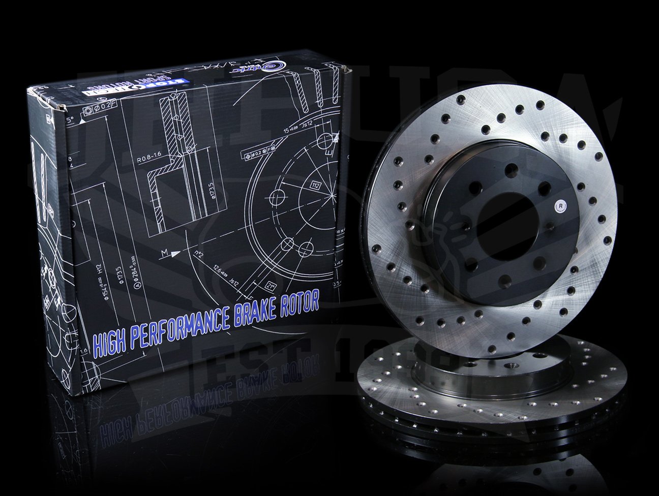 StopTech Drilled Front Rotors - Acura