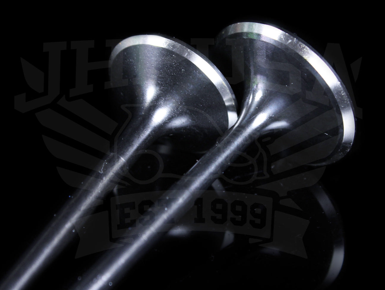 Supertech Black Nitrided Hi-Comp Race Flat Valve Set - H-series VTEC (H22A/H23A)