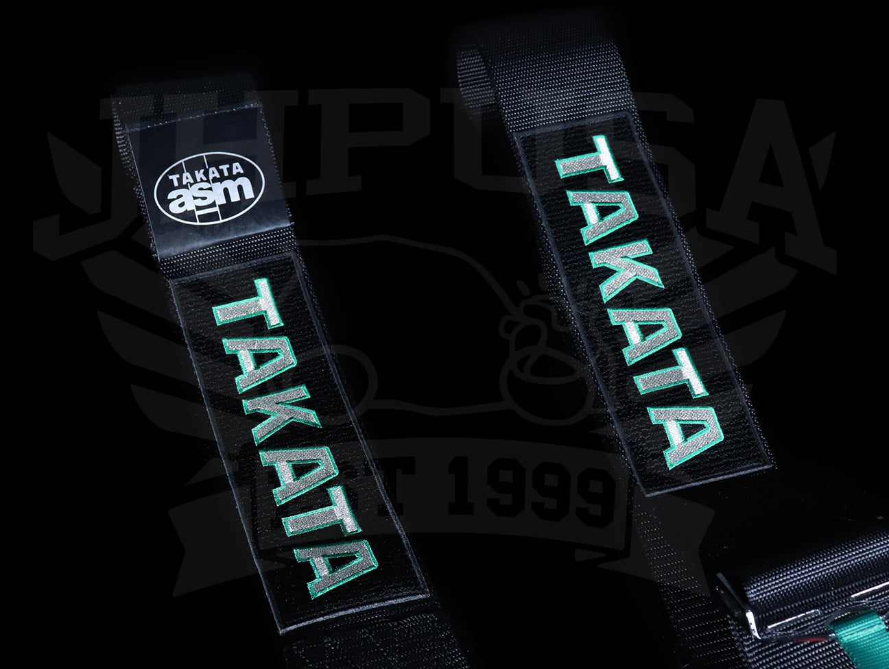 Takata Drift III 4-point Seat Belt Harnesses - Black / Bolt-On