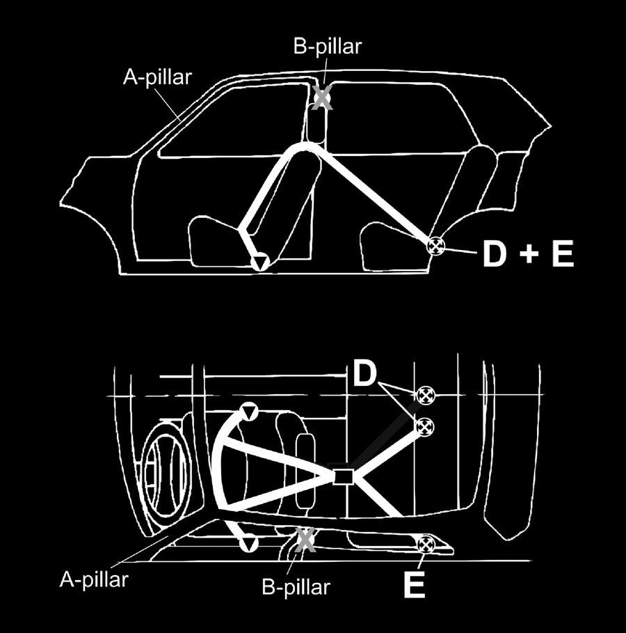 Takata Drift II 4-point Seat Belt Harnesses