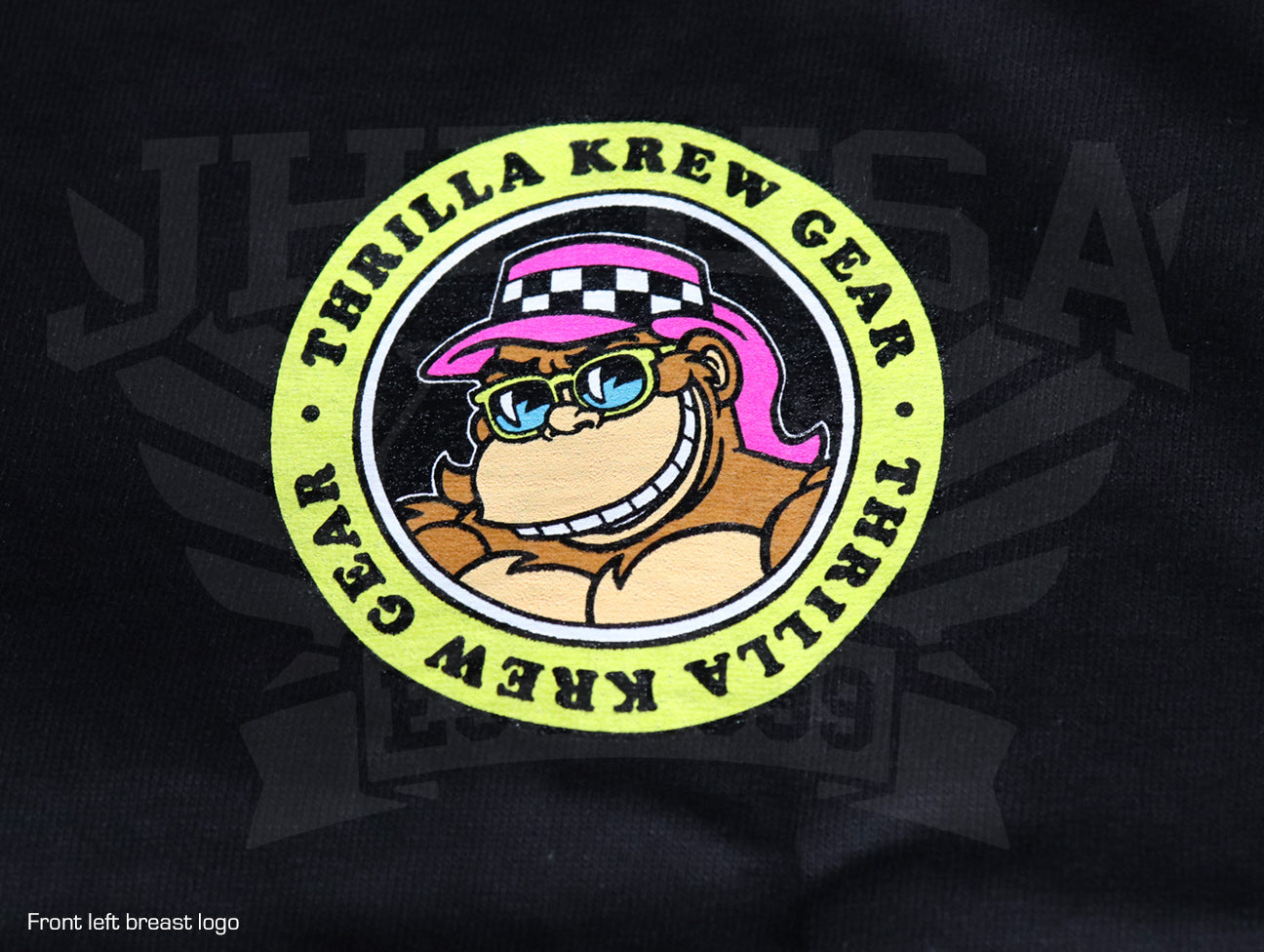 Thrilla Krew Checker Shaka Tee - Black