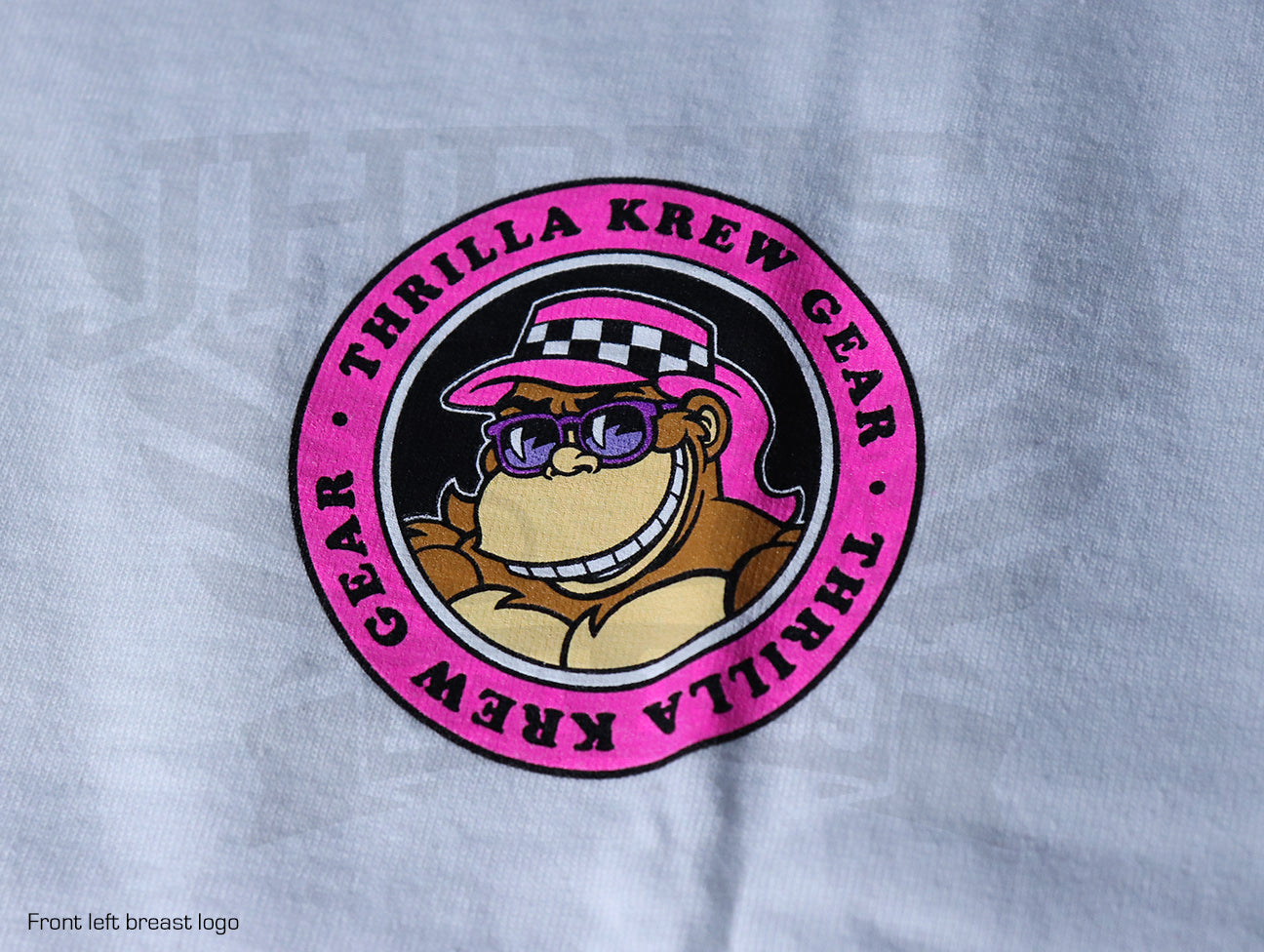 Thrilla Krew Classic Standing Thrilla Gorilla Tee - White