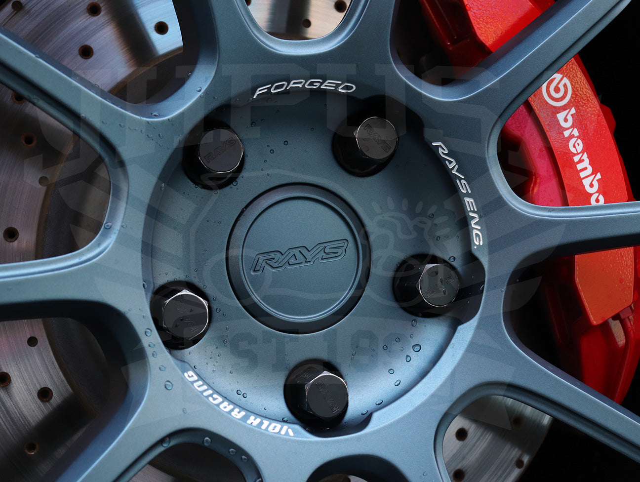 Rays Low Type Center Cap - Matte Blue